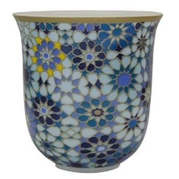Image de Set de six tasses à café : Collection Moucharabieh Blue