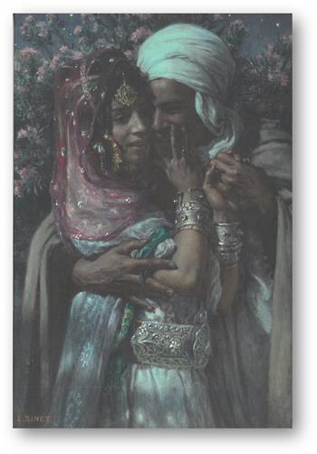 Image de Cahier A5 : Esclave d'amour et Lumière des yeux: Abd-el-Gheram et Nouriel-Aîn, Légende arabe
