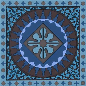 Image de Dessous de verre : Mosaic Blue
